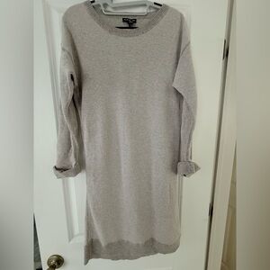 Club Monaco Gray Sweater Dress SZ S